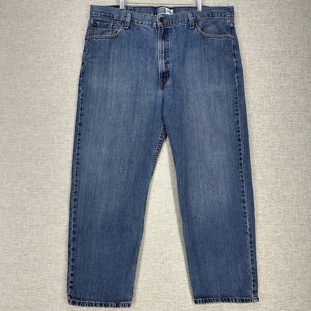 Signature by Levi Strauss Jeans Mens 42x30‎ (Actual 41x27.5) Blue Relaxed Fit